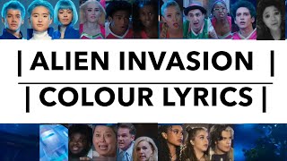 Alien Invasion  Zombies 3  Colour Lyrics [upl. by Laddie601]