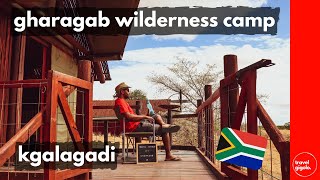 TravelAccommodation Review Gharagab Wilderness Camp Cabins Kgalagadi National Park South Africa [upl. by Latta]