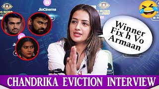 Chandrika Dixit Interview After Bigg Boss Ott3 House Vadapav Girls Eviction Interview Bigg Boss Ott3 [upl. by O'Brien]