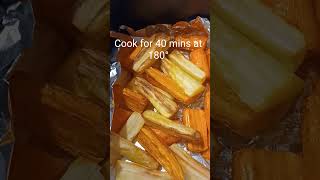 Honey roasted parsnips and carrots in the air fryer cooking food [upl. by Lizette562]