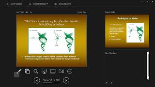 Radiolysis of water and Target Theory [upl. by Nwhas]