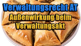 Außenwirkung beim Verwaltungsakt  Verwaltungsrecht AT 08 [upl. by Sone]