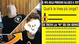 SE RIESCI a SUPERARE il TEST SEI un GENIOCHALLENGE EPICA FINITA MALE [upl. by Htrowslle]