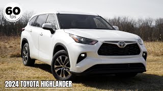 2024 Toyota Highlander Review  Still the 1 Family SUV [upl. by Corilla427]