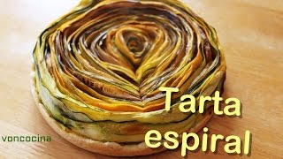 TARTA DE VERDURAS EN ESPIRAL  Voncocina [upl. by Christye]