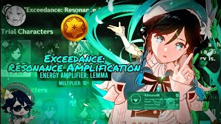 Gold Results in Exceedance Resonance Amplification  Energy Amplifier Lemma  Genshin Impact v48 [upl. by Loeb]