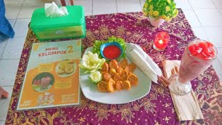 TUGAS PRAKTIK PRAKARYA MEMBUAT ROLADE IKAN PATINampES SEMANGKA SUSU KELOMPOK 2KLS 9F SMPN 5 CEPU [upl. by Nerdna]