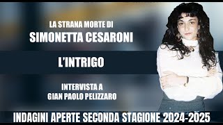 SIMONETTA CESARONI LINTRIGO INTERVISTA A GIAN PAOLO PELIZZARO [upl. by Shore718]