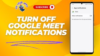 How to Turn Off Google Meet Notifications [upl. by Sirromaj]