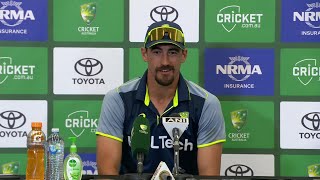 Thats cricket Starc not bothered by Aussie collapse  Australia v India 202425 [upl. by Idyak936]