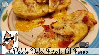 Patate Dolci Farcite Al Forno  Comfort Food  Una Fetta Di Paradiso [upl. by Lekcim]