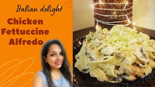 How to make chicken Fettuccine Alfredo II Fettuccine Alfredo [upl. by Coretta137]