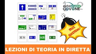 Segnali di indicazione Pt 1  TRICK QUESTIONS [upl. by Peck324]