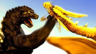 SFM Godzilla Fights In a Nutshell [upl. by Fanechka133]