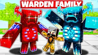 Adopted By A WARDEN FAMILY In Minecraft Hindi [upl. by Veronika]