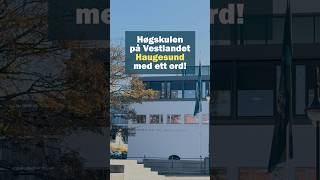 Høgskulen på Vestlandet Haugesund med ett ord [upl. by Airotkciv]