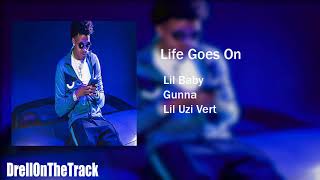 Lil Baby ft Gunna x Lil Vert  Life Goes On  Official Instrumental  Harder Than Ever [upl. by Reinwald]