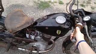 DKW RT 125 start engine [upl. by Mariand173]