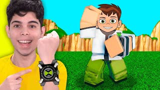 ME TRANSFORMEI EM TODOS OS 10 ALIENÍGENAS DO BEN 10 NO ROBLOX [upl. by Melisande]