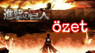 Shingeki no Kyojin Attack on Titan 1 Sezonun Özeti [upl. by Polish]