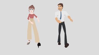 Reallusion Cartoon Animator 4 G3 360 Characters Front Walk Cycle Animation [upl. by Odnamla]