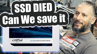 Crucial SSD Drive Failed  Can we save data [upl. by Barrada471]