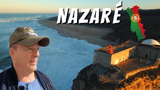 NAZARE Portugal Where Surfers Ride the Worlds Biggest Waves [upl. by Lette]