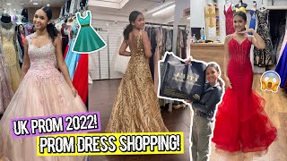 PROM DRESS SHOPPING UK 2022  Inspiring Vanessa [upl. by Keelin959]