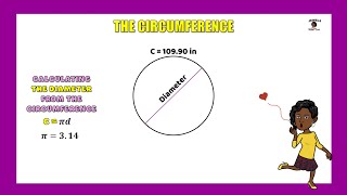 Finding the Diameter given The Circumference [upl. by Anaiuq]