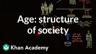 Demographic structure of society  age  Society and Culture  MCAT  Khan Academy [upl. by Nelleh699]