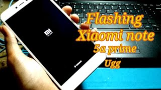 Cara Flashing Xiaomi Redmi Note 5a Prime Ugg [upl. by Jackquelin128]