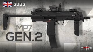 Review VFC HK MP7 A1 Gen2  2021 Heckler amp Koch Umarex 6mm SAEG AirsoftSoftair DE EN Subs [upl. by Adnwahsat]