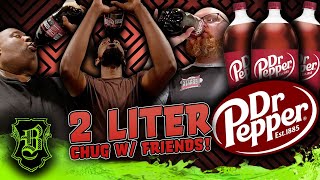 Dr Pepper Zero Sugar No Burp Chug w Friends Big Lion Burps [upl. by Ahseya]