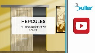 Hercules Sliding Door Gear  For timber and glass doors  Soft Close [upl. by Akerboom]