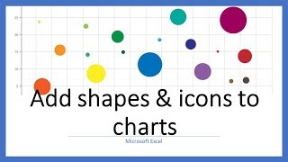 How to add Shapes and Icons to charts [upl. by Ydneh229]