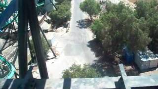 Batman POV Front Seat Six Flags Magic Mountain [upl. by Minny653]