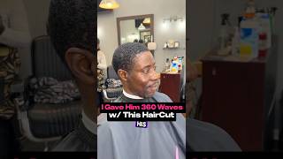 BEST Shortcut for 360 Waves💈🔥ezcutz 360waves taperfade lineups shapeup greyhair barbershop [upl. by Noguchi]