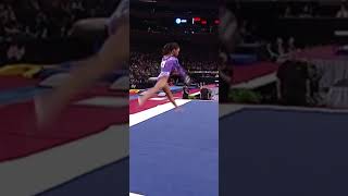 🤕 MUST SEE GABBY DOUGLAS REBOUNDS TO THE MOON gymnastics viralvideo [upl. by Aneehc566]