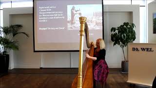 Harpist Regina Ederveen plays David of the White Rock on harp live [upl. by Acissej]