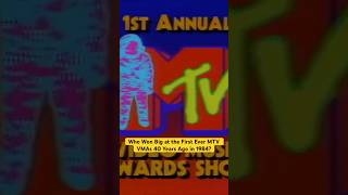 First VMA Awards The History of the MTV Video Music Awards shorts history music [upl. by Gittel]