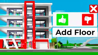 How To ADD EXTRA FLOORS To Your House in Brookhaven [upl. by Aeynod]