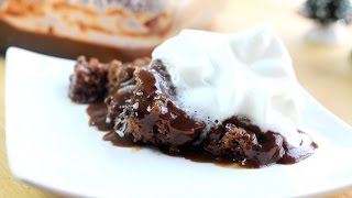 How to Make Hot Fudge Chocolate Cake  Simply Bakings [upl. by Laenaj940]