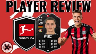 Lohnt er sich 🧐 FLORIAN WIRTZ 86 POTM Bundesliga SBC  Player Review  FIFA 22 Ultimate Team [upl. by Gaudet]