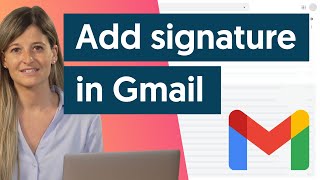 How to add signature in Gmail with image amp social icons [upl. by Nonnah]