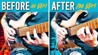 The Fastest Way To INSANE Guitar Speed Practice THIS [upl. by Anderer733]