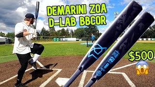 Hitting with the 2022 DeMarini ZOA DLab  BBCOR Baseball Bat Review [upl. by Latsyc]