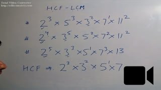 Aptitude Tricks About HCF and LCM Tricks amp Problems  Maths Tricks Shortcut to Find LCM [upl. by Anilegna]