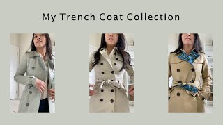 My Trench Coat Collection [upl. by Aires]