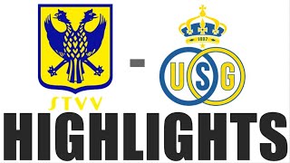 STVV  Union Saint Gilloise Highlights  Pro League 202425 [upl. by Hessney]