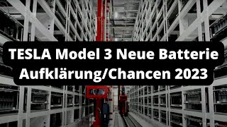 TESLA Model 3 neue Batterie AufklärungWahrscheinlichkeit  Tesla Energy  Semi News [upl. by Milton]